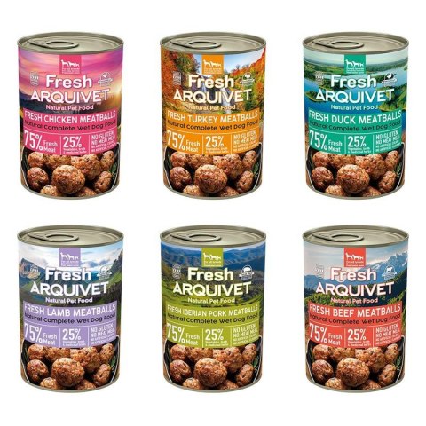 Arquivet Fresh klopsiki MIX SMAKÓW 6x400g Arquivet Fresh