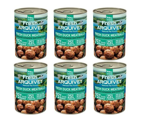 Arquivet Fresh klopsiki z kaczką batatem i pomarańczą 6x400g Arquivet Fresh
