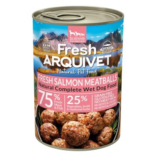 Arquivet Fresh klopsiki z łososiem, marchewką i groszkiem 400g Arquivet Fresh
