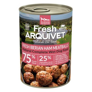 Arquivet Fresh klopsiki z szynką iberyjską, słodkimi ziemniakami i brokułami 6x400g Arquivet Fresh