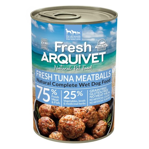 Arquivet Fresh klopsiki z tuńczykiem, dynią i szpinakiem 6x400g Arquivet Fresh