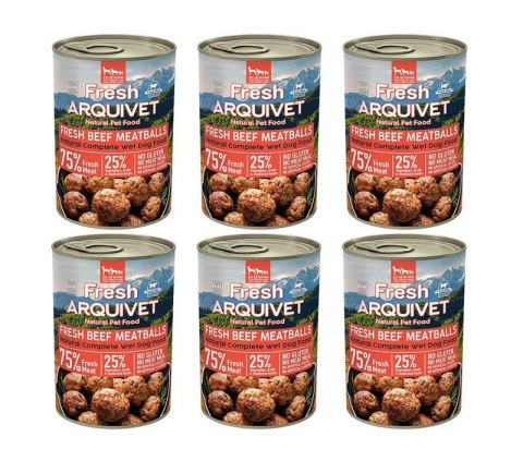Arquivet Fresh klopsiki z wołowiny w sosie 6x400g Arquivet Fresh