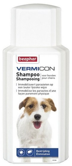 Beaphar Beaphar Vermicon Szampon dla psa przeciwko pchłom i kleszczom 200ml