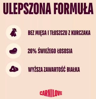 Carnilove Carnilove Cat Active Salmon & Turkey Large - łosoś i indyk 400g