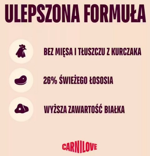 Carnilove Carnilove Cat Active Salmon & Turkey Large - łosoś i indyk 400g