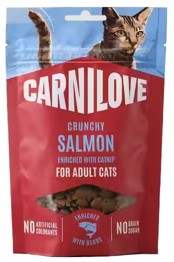 Carnilove Carnilove Cat Crunchy Snack Salmon 50g