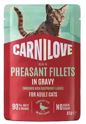 Carnilove Carnilove Cat Pheasant - bażant w sosie saszetka 85g