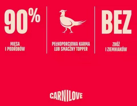 Carnilove Carnilove Cat Pheasant - bażant w sosie saszetka 85g
