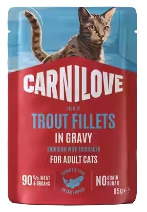 Carnilove Carnilove Cat Trout - pstrąg w sosie saszetka 85g