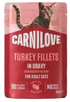 Carnilove Carnilove Cat Turkey - indyk w sosie saszetka 85g