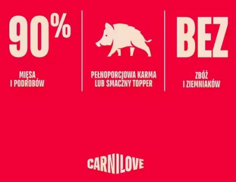 Carnilove Carnilove Cat Wild Boar - dzik w sosie saszetka 85g
