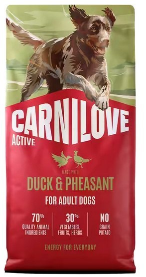 Carnilove Carnilove Dog Active Duck & Pheasant Adult - kaczka i bażant 1,5kg