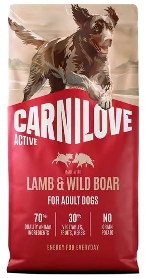 Carnilove Carnilove Dog Active Lamb & Wild Boar Adult - jagnięcina i dzik 1,5kg