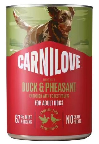 Carnilove Carnilove Dog Duck & Pheasant Adult - kaczka i bażant puszka 400g