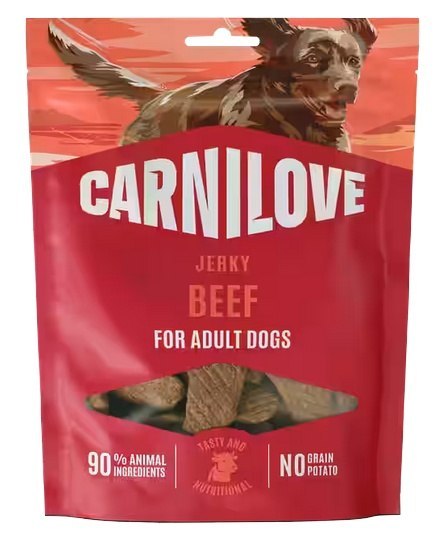 Carnilove Carnilove Dog Jerky Beef Fillet - wołowina filet 100g