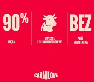 Carnilove Carnilove Dog Jerky Beef Fillet - wołowina filet 100g