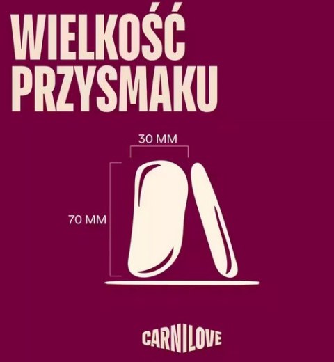 Carnilove Carnilove Dog Jerky Beef Fillet - wołowina filet 100g