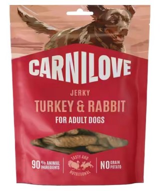 Carnilove Carnilove Dog Jerky Turkey & Rabbit - indyk i królik 100g