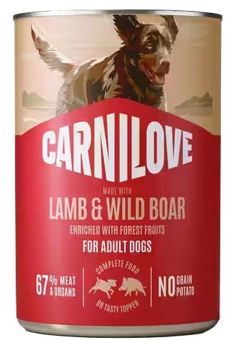 Carnilove Carnilove Dog Lamb & Wild Boar Adult - jagnię i dzik puszka 400g