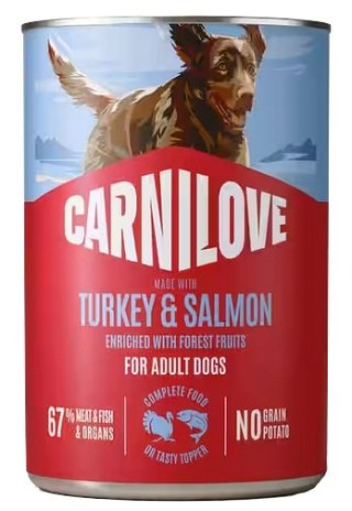 Carnilove Carnilove Dog Salmon & Turkey Adult - łosoś i indyk puszka 400g