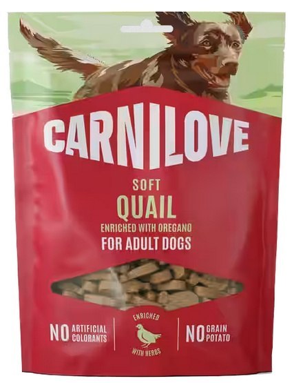 Carnilove Carnilove Dog Soft Snack Quail 200g