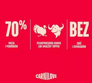 Carnilove Carnilove Dog Turkey & Buffalo - indyk i bawół saszetka 300g