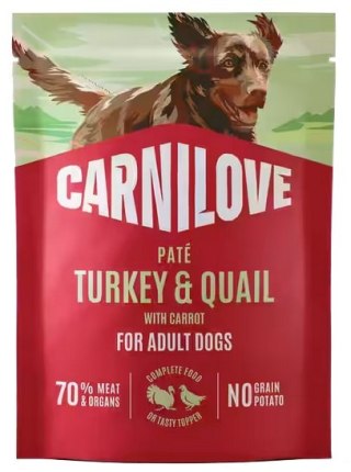 Carnilove Carnilove Dog Turkey & Quail - indyk i przepiórka saszetka 300g