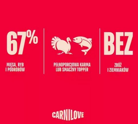 Carnilove Carnilove Dog Turkey & Salmon Puppy - łosoś i indyk puszka 400g