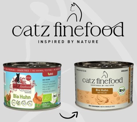 Catz Finefood Catz Finefood Bio N.503 Kurczak puszka 200g