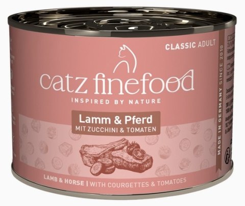 Catz Finefood Catz Finefood Classic N.19 Jagnięcina i Konina puszka 200g