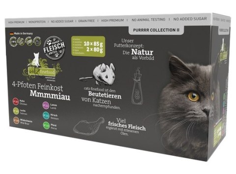 Catz Finefood Catz Finefood Pure Selection (Purrrr Collection) II saszetki multipack 12x80/85g