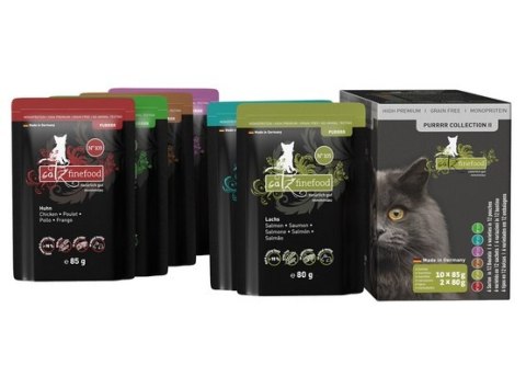 Catz Finefood Catz Finefood Pure Selection (Purrrr Collection) II saszetki multipack 12x80/85g