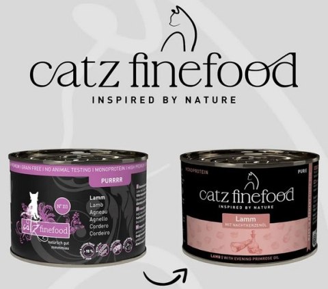 Catz Finefood Catz Finefood Pure (Purrrr N.111) Jagnięcina puszka 200g