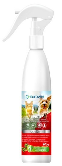 Eurowet Eurowet Spray ochronny przeciwko pchłom i kleszczom dla psa i kota 200ml