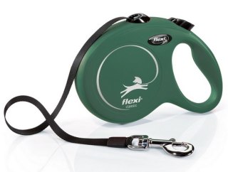 Flexi Flexi New Classic Smycz taśma L 5m oliwkowa