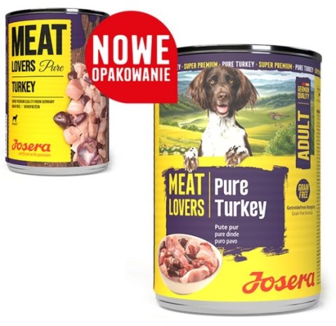 Josera Josera Pies Meat Lovers Pure Indyk puszka 400g