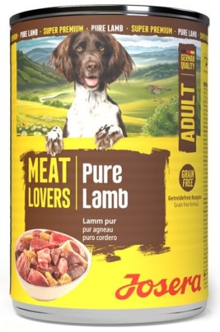 Josera Josera Pies Meat Lovers Pure Jagnięcina puszka 400g