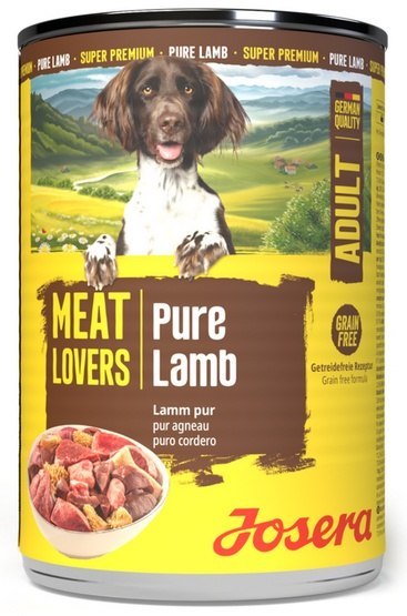Josera Josera Pies Meat Lovers Pure Jagnięcina puszka 400g