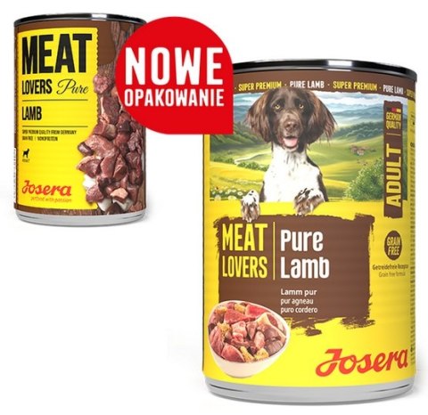 Josera Josera Pies Meat Lovers Pure Jagnięcina puszka 400g