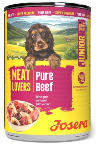 Josera Josera Pies Meat Lovers Pure Junior Wołowina puszka 400g