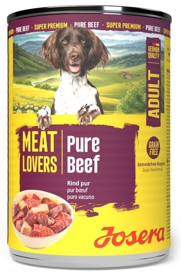 Josera Josera Pies Meat Lovers Pure Wołowina puszka 400g