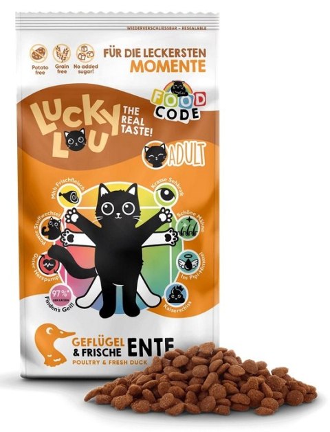 Lucky Lou Lucky Lou Food Code Lifestage Adult Drób & Kaczka 750g