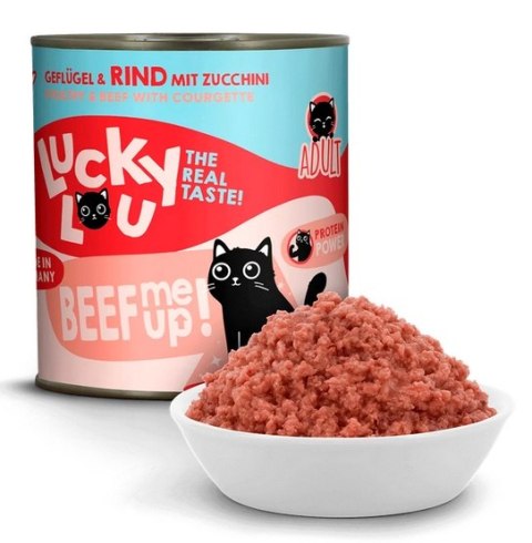 Lucky Lou Lucky Lou Lifestage Adult Drób i wołowina puszka 800g