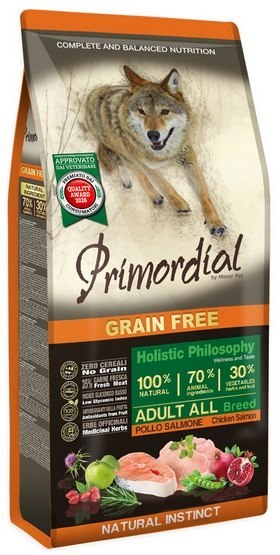 Primordial Primordial Dog Grain Free Adult Chicken & Salmon 12kg