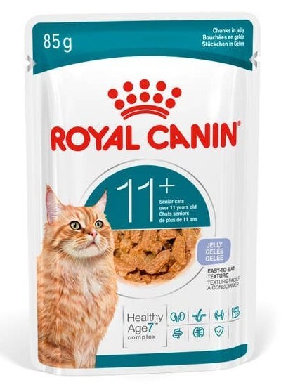 Royal Canin Feline Royal Canin Ageing +11 karma mokra dla kotów dojrzałych w galaretce saszetka 85g