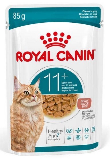Royal Canin Feline Royal Canin Ageing +11 karma mokra dla kotów dojrzałych w sosie saszetka 85g