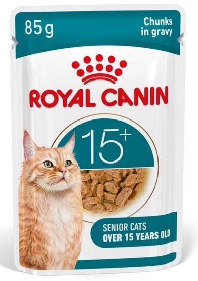 Royal Canin Feline Royal Canin Ageing +15 karma mokra dla kotów dojrzałych w sosie saszetka 85g