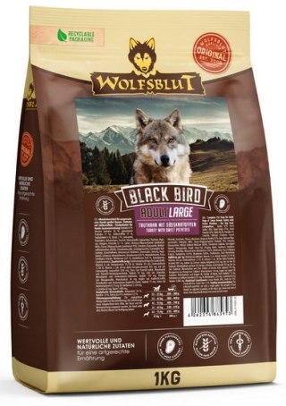 Wolfsblut Wolfsblut Dog Black Bird Adult Large - indyk i bataty 1kg