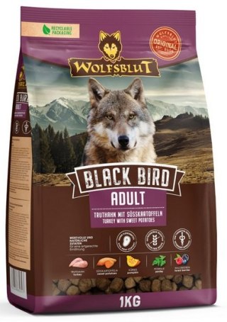 Wolfsblut Wolfsblut Dog Black Bird Adult - indyk i bataty 1kg
