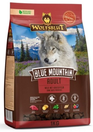 Wolfsblut Wolfsblut Dog Blue Mountain Adult - dziczyzna i ziemniaki 1kg